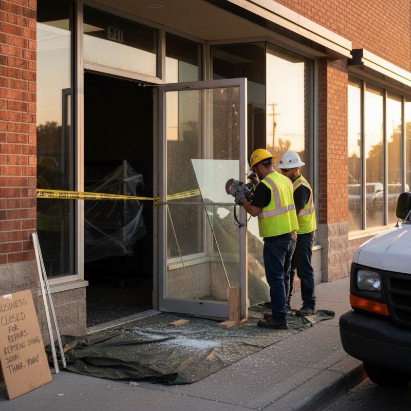 Commercial Glass Door Repair