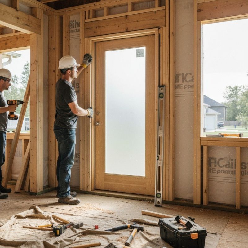 Entry Door Handle Installation