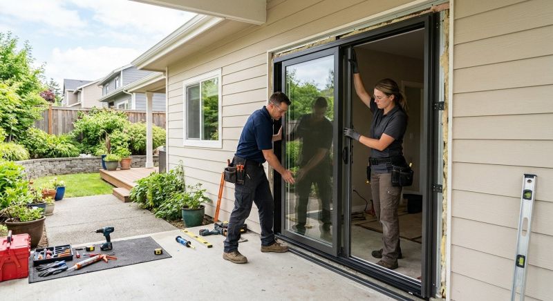 Sliding Door Installation project example